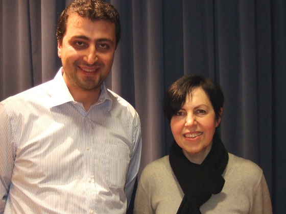 Hakan Caliskan und Karin Gürtler